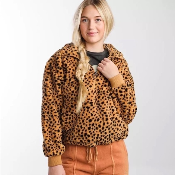 🔆BILLABONG 🔆 TIME OFF FLEECE JACKET SWEATER - Picture 4 of 16